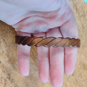 Copper colored bracelet